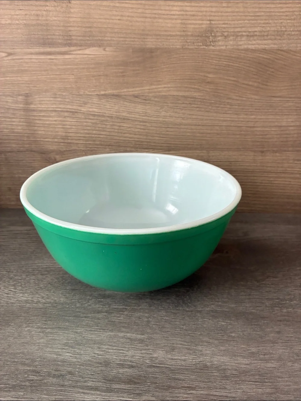 Gorgeous Vintage Pyrex Green Bowl Primary Color #403